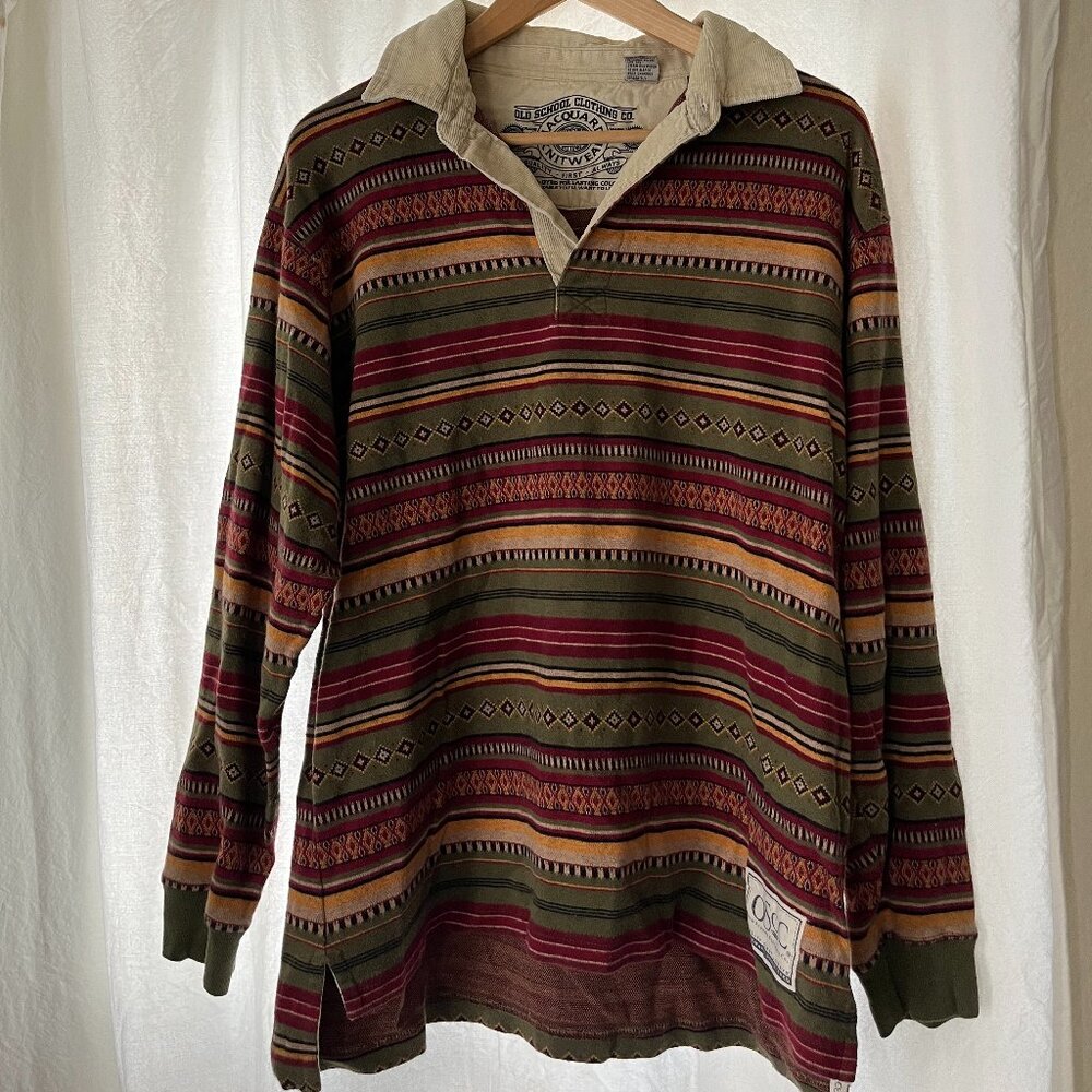 OSCC Multicolor Long Sleeve Top - size MEDIUM